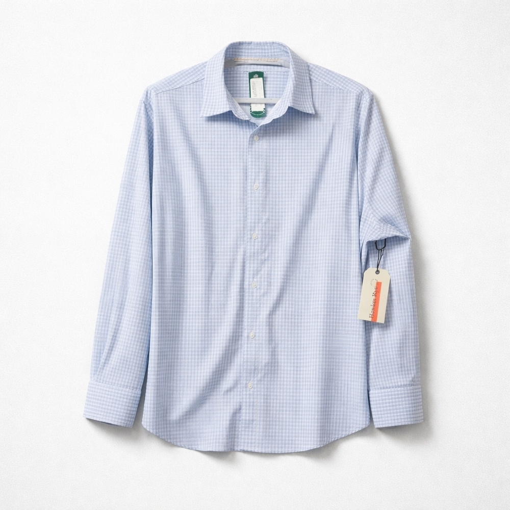 Men's Blue Checkered Shirt